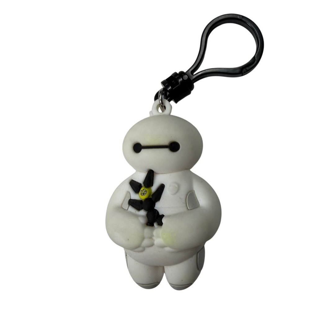 Disney Big Hero 6 Baymax Keychain with Cat Mochi